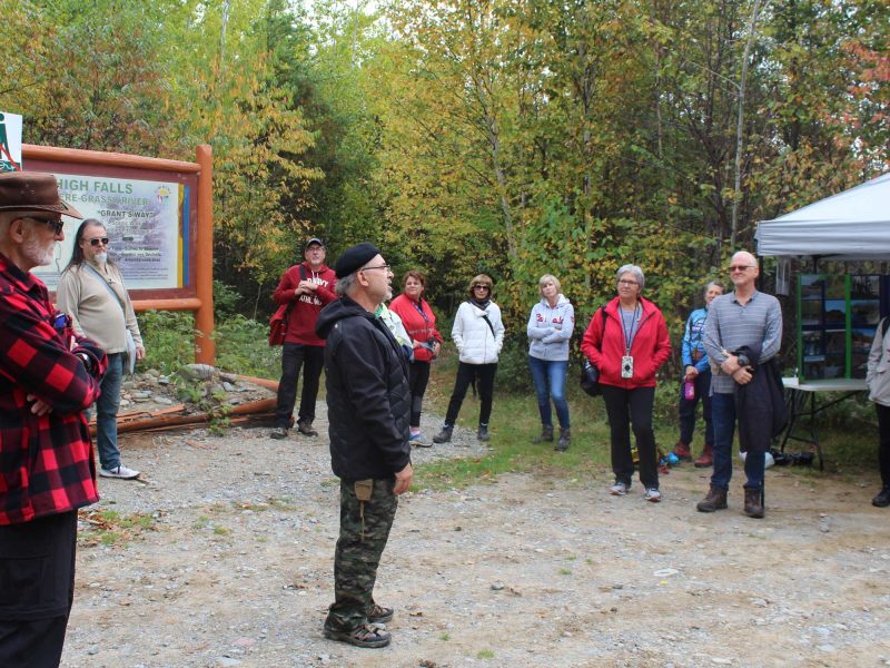 Hike Guide presenting history of High Falls