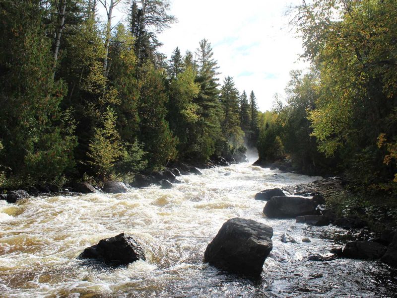 High Falls on the Grassy River near Timmins, ON