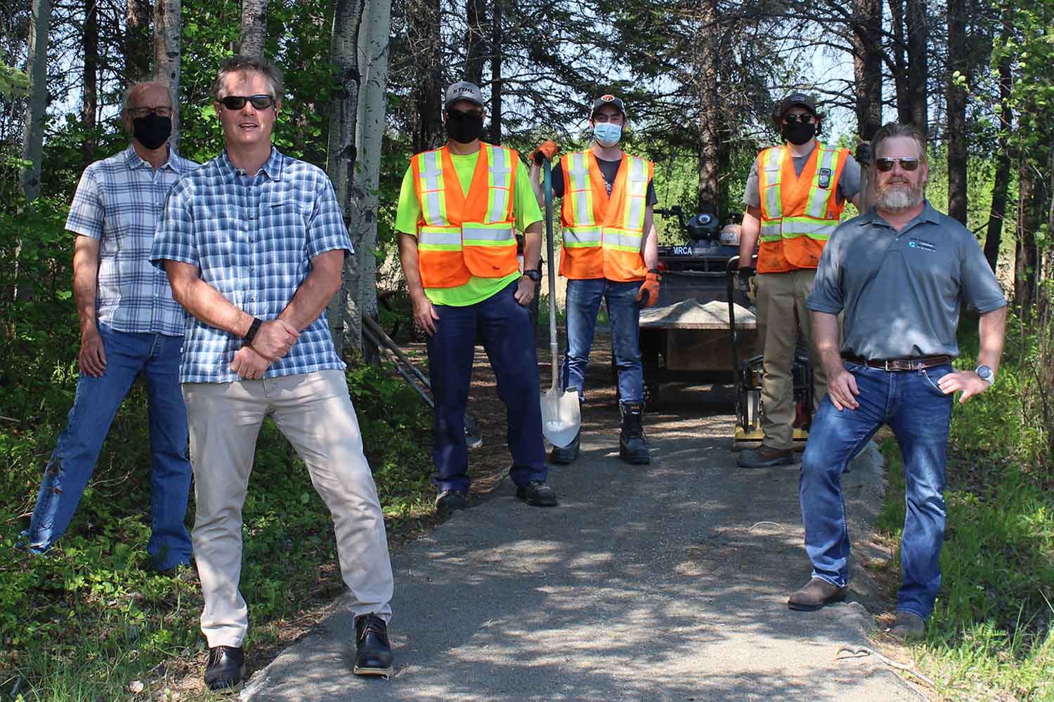 Lake Shore Gold donation to local trail network